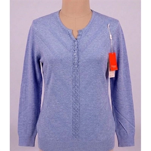 Sweter damski z dekoltem w serek  M/L-XL/2XL