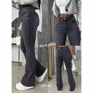 Jeansy z cekinami  34-42