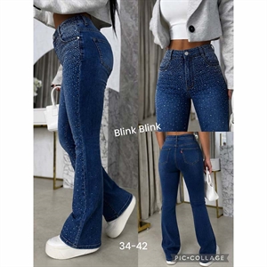 Jeansy z cekinami  34-42