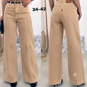 Jeansy szerokie nogawki  34-42