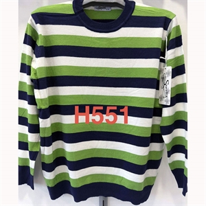 Sweter damski okrągły w paski  M/L-XL/2XL