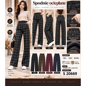 Spodnie ocieplane damskie  M/L-XL/2XL