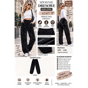 Spodnie dresowe damskie  S/M-L/XL