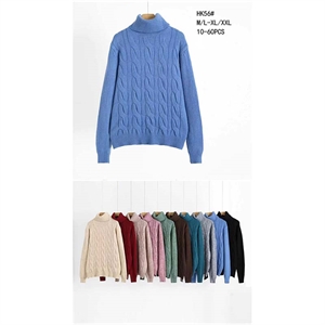 Sweter damski z golfem  M/L-XL/2XL