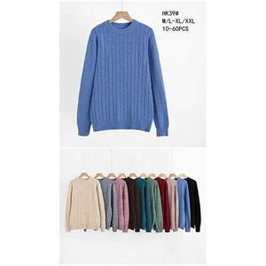 Sweter damski okrągły  M/L-XL/2XL