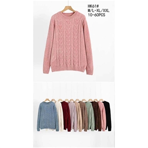 Sweter damski okrągły  M/L-XL/2XL