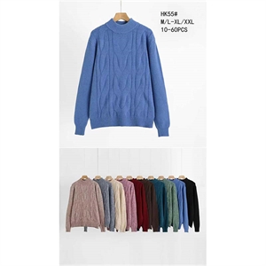 Sweter damski okrągły  M/L-XL/2XL