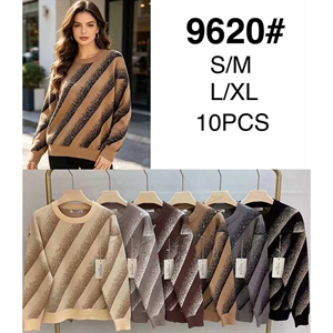 Sweter damski okrągły  S/M-L/XL