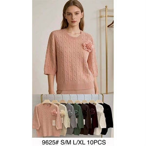 Sweter damski okrągły  S/M-L/XL