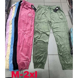 Spodnie welurowe damskie  M-2XL
