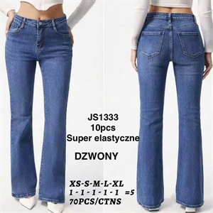Jeansy dzwony damskie  XS-XL