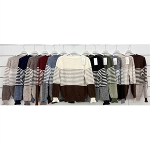 Sweter damski okrągły