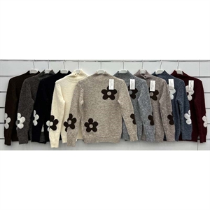 Sweter damski z półgolfem
