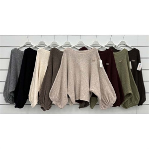 Sweter damski okrągły