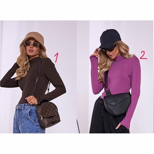 Bluzka damska z półgolfem produkt Polski  S/M-XL/2XL(36-42)