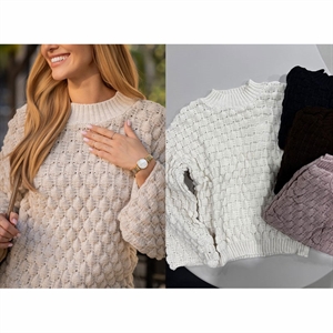 Sweter damski z półgolfem produkt Polski