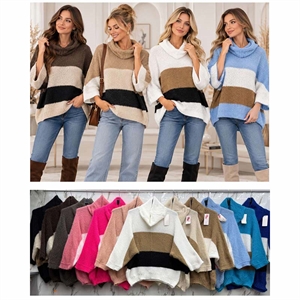 Sweter damski z golfem