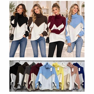 Sweter damski z golfem