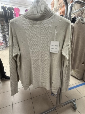 Sweter damski z golfem  M-2XL