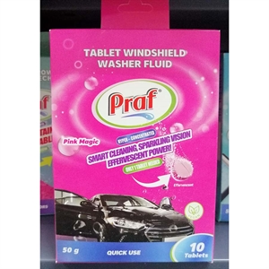 Praf Tabletki do mycia szyb samochodowych