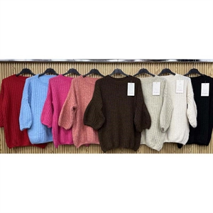 Sweter damski z krótkim rękawem - Produkt Włoski