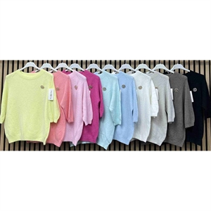 Sweter damski z krótkim rękawem - Produkt Włoski