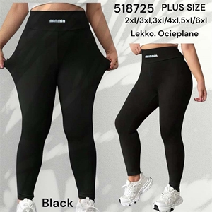 Legginsy lekko ocieplane damskie (2XL-6XL)