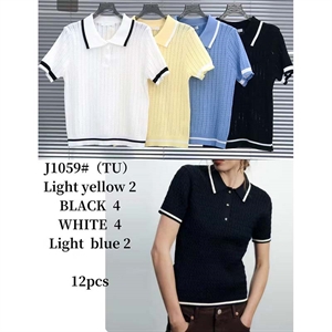 Sweter damski z krótkim rękawem