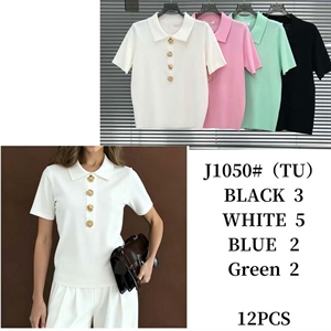 Sweter damski z krótkim rękawem