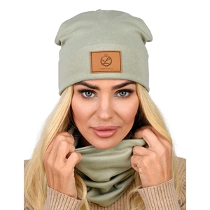 Komplet czapka + komin - Produkt Polski