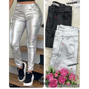 Spodnie ze sztucznej skóry  34-42