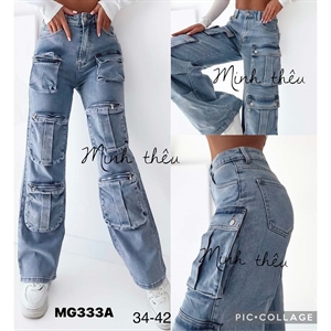 Jeansy szerokie nogawki  34-42