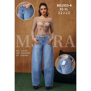 Jeansy szerokie nogawki M'sara  XS-XL