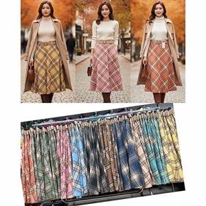 Spódnica zamszowa damska produkt Włoski