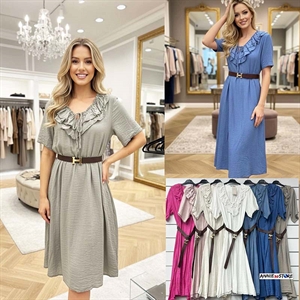 Sukienka damska z paskiem produkt Włoski