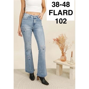 Jeansy dzwony damskie  38-48