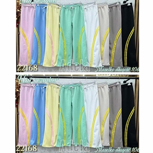 Spodnie szerokie nogawki damskie Masełko produkt Włoski