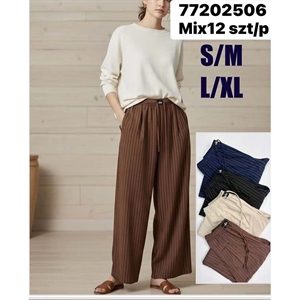 Spodnie szerokie nogawki damskie  S/M-L/XL