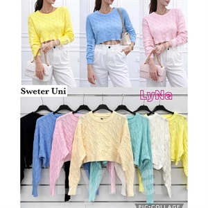 Sweter damski okrągły