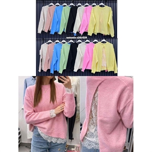 Sweter damski okrągły