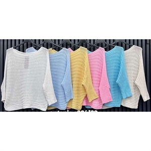 Sweter damski okrągły