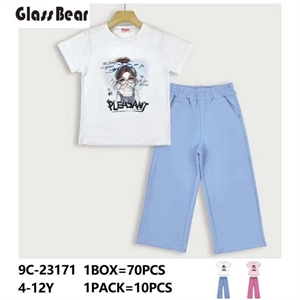 Komplet dziewczęcy  4-12 lat