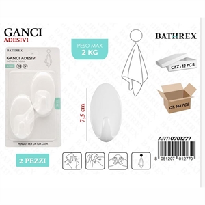 Haczyki samoprzylepne