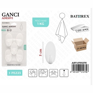 Haczyki samoprzylepne