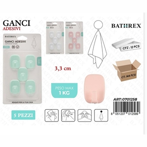 Haczyki samoprzylepne