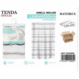 Zasłona prysznicowa 240x200cm