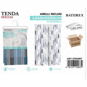 Zasłona prysznicowa 240x200cm