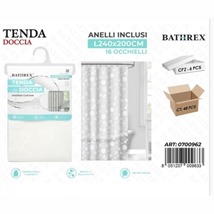 Zasłona prysznicowa 240x200cm