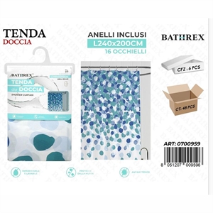 Zasłona prysznicowa 240x200cm