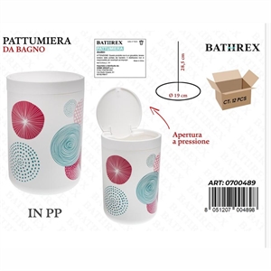 Kosz na śmieci w łazience